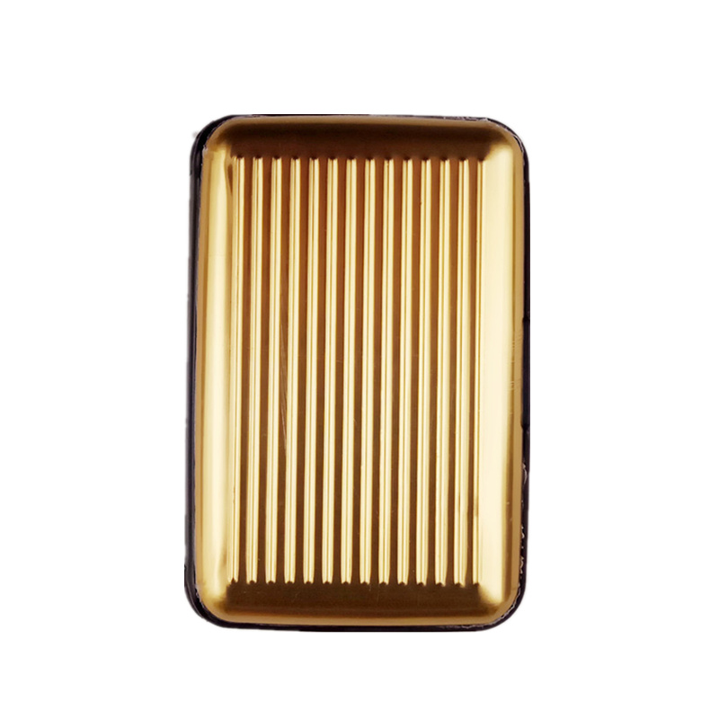 New Metal Credit Card Name ID Card Holder Wallet Box Antimagnetic Waterproof Aluminum Cards Holder