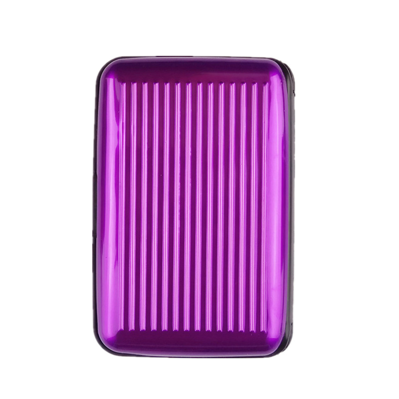 New Metal Credit Card Name ID Card Holder Wallet Box Antimagnetic Waterproof Aluminum Cards Holder