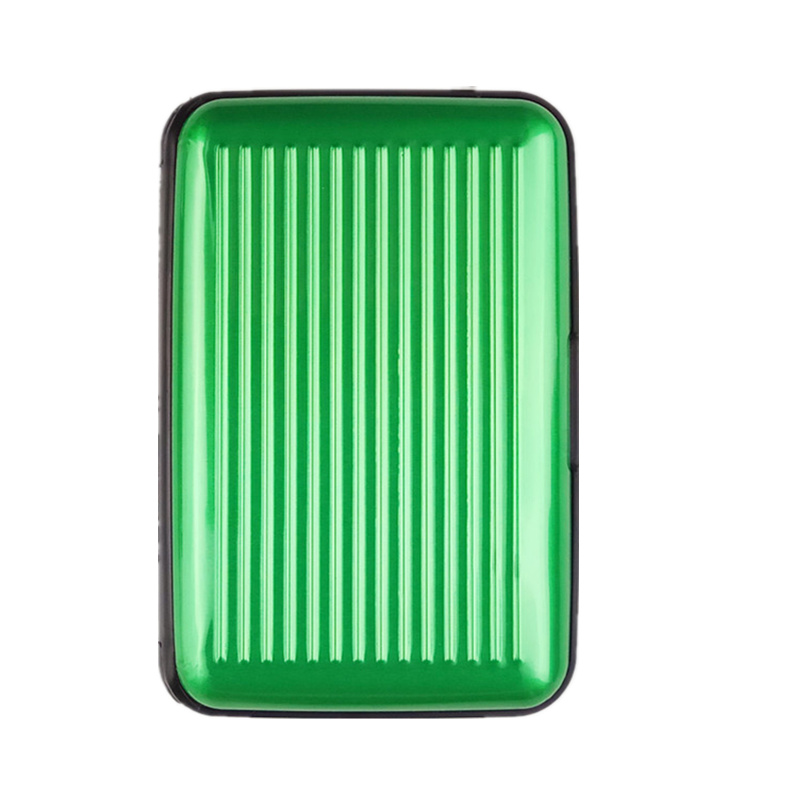 New Metal Credit Card Name ID Card Holder Wallet Box Antimagnetic Waterproof Aluminum Cards Holder