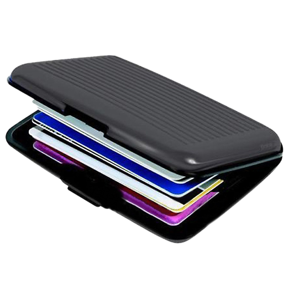 New Metal Credit Card Name ID Card Holder Wallet Box Antimagnetic Waterproof Aluminum Cards Holder