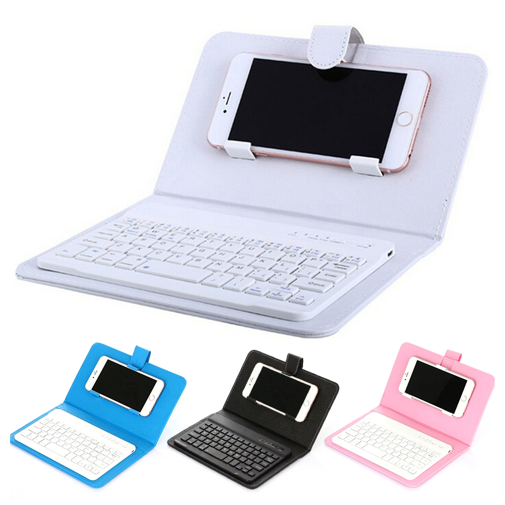 Protective Wireless Keyboard Case for iPhone Huawei Samsung Mobile Phones with Bluetooth Keyboard