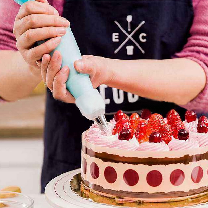 106Pcs Multifunction Cake Turntable Set Cake Decorating Kit Pastry Tube Fondant Tool Dessert Baking