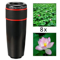 10 In 1 Universal Phone Camera Zoom Lens Telephoto Lens Wide Angle FishEye Tripod for iPhone Phones