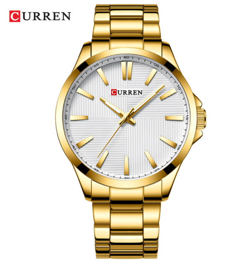 CURREN Men's Watches Men Fashion Watch Luxury Stainless Steel Band  Wristwatch Business Clock Sales