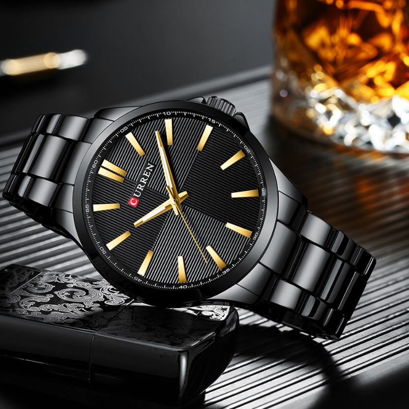 CURREN Men's Watches Men Fashion Watch Luxury Stainless Steel Band  Wristwatch Business Clock Sales
