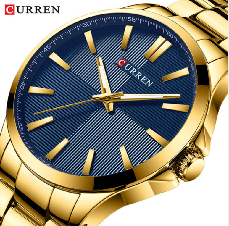 CURREN Men's Watches Men Fashion Watch Luxury Stainless Steel Band  Wristwatch Business Clock Sales