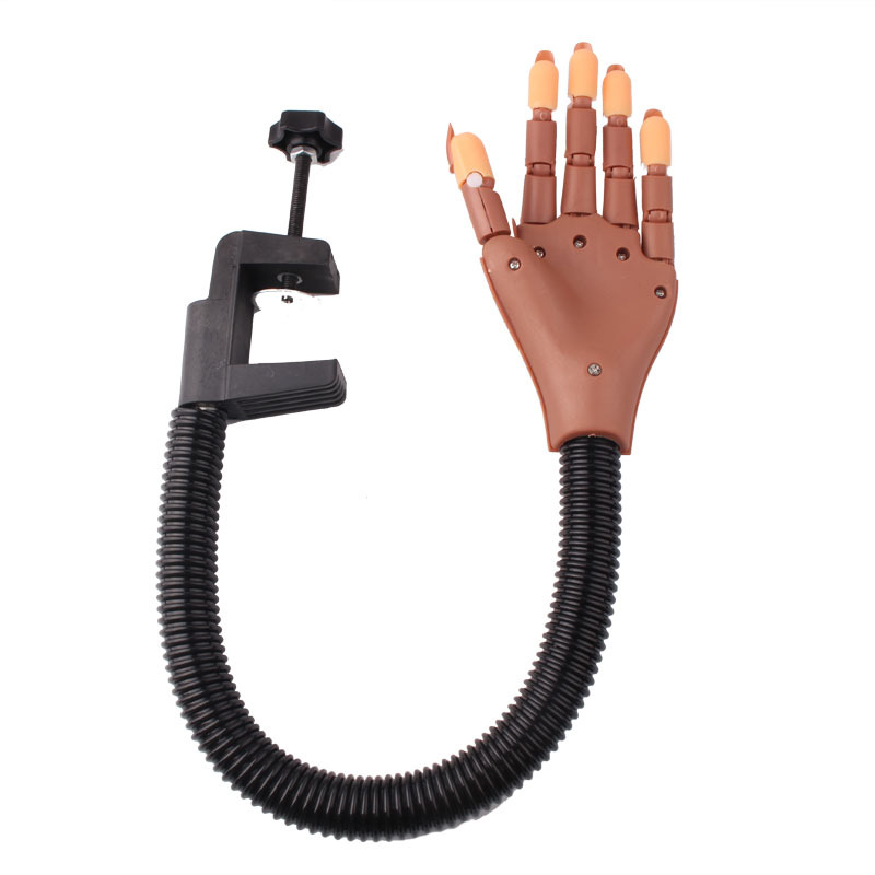 Professional Practice Hand Nail Tips Nail Art Hands MannequinAdjustable Nail Art Model Hand Manicure view 5