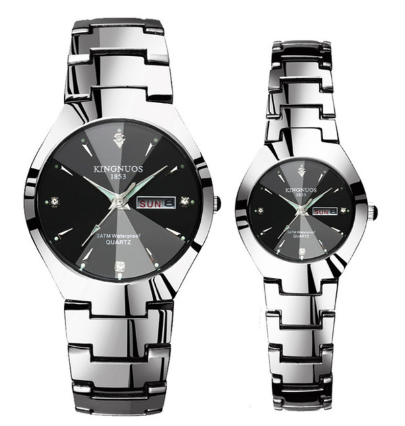 Sales Lovers Watches Luxury Quartz Watches Men's Watches Women's Watches Calender Week Couple Watch