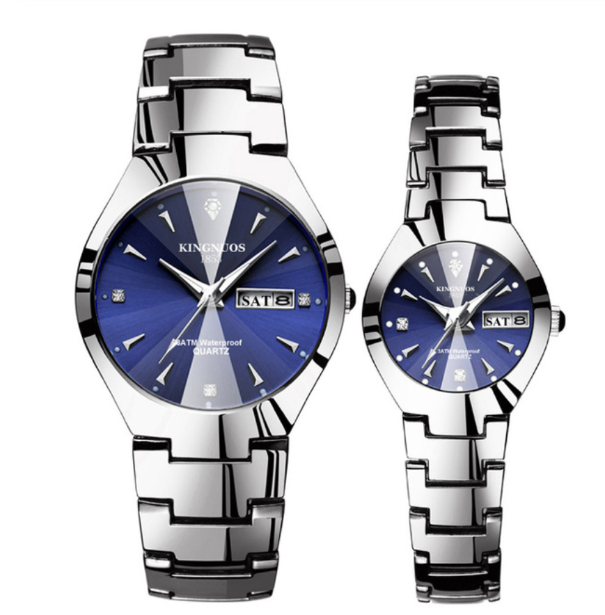 Sales Lovers Watches Luxury Quartz Watches Men's Watches Women's Watches Calender Week Couple Watch
