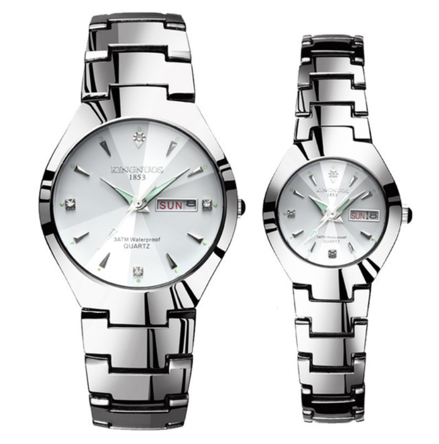 Sales Lovers Watches Luxury Quartz Watches Men's Watches Women's Watches Calender Week Couple Watch