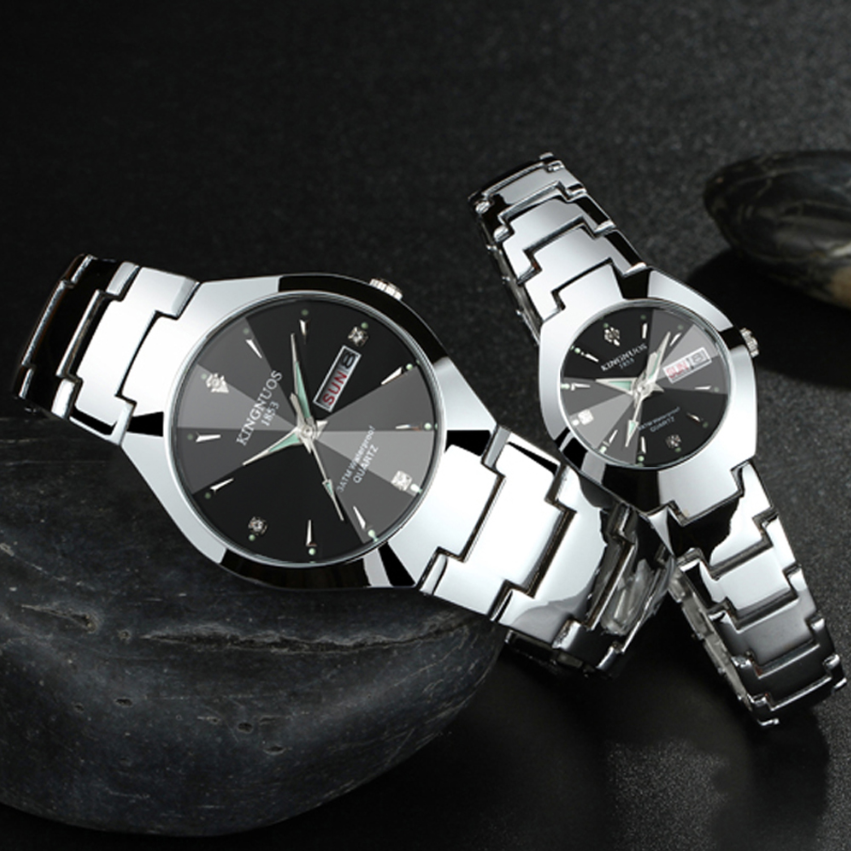 Sales Lovers Watches Luxury Quartz Watches Men's Watches Women's Watches Calender Week Couple Watch