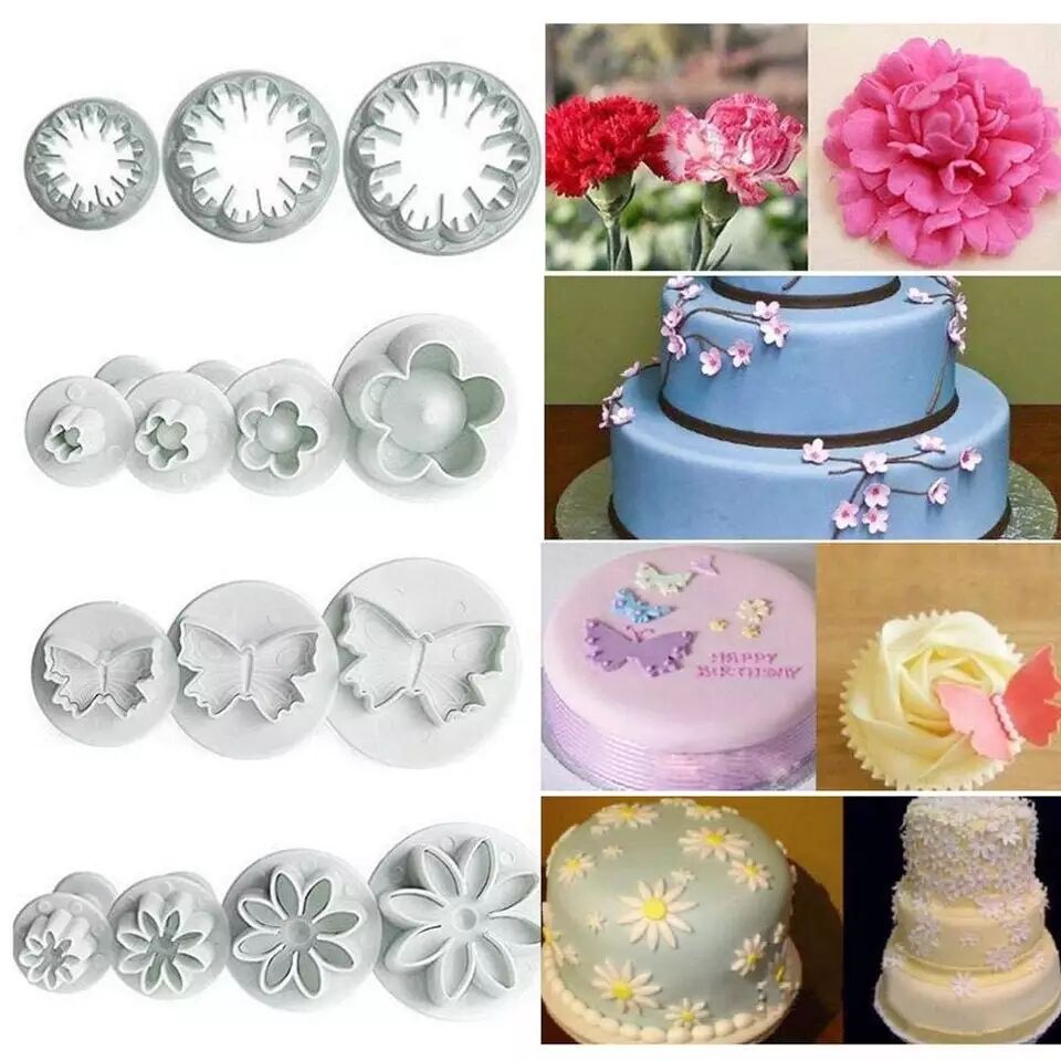 33Pcs Fondant Cake Mold Cookie Biscuit Baking Mould DIY 3D Bakeware Sets Cake Decor Kitchen Tool
