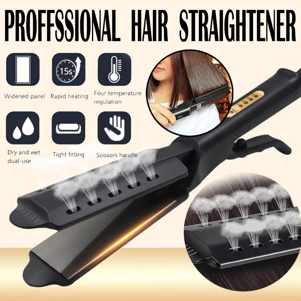 New Hair Straightener Irons Temperature Adjustment Ceramic Ionic Flat Iron Hair Straighteners Sales