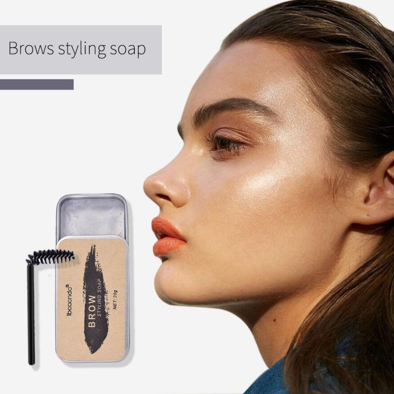 3D Feathery Brows Setting Gel Waterproof Soap Brow Makeup Kit Lasting Eyebrow Gel Women Eyebrow Tint