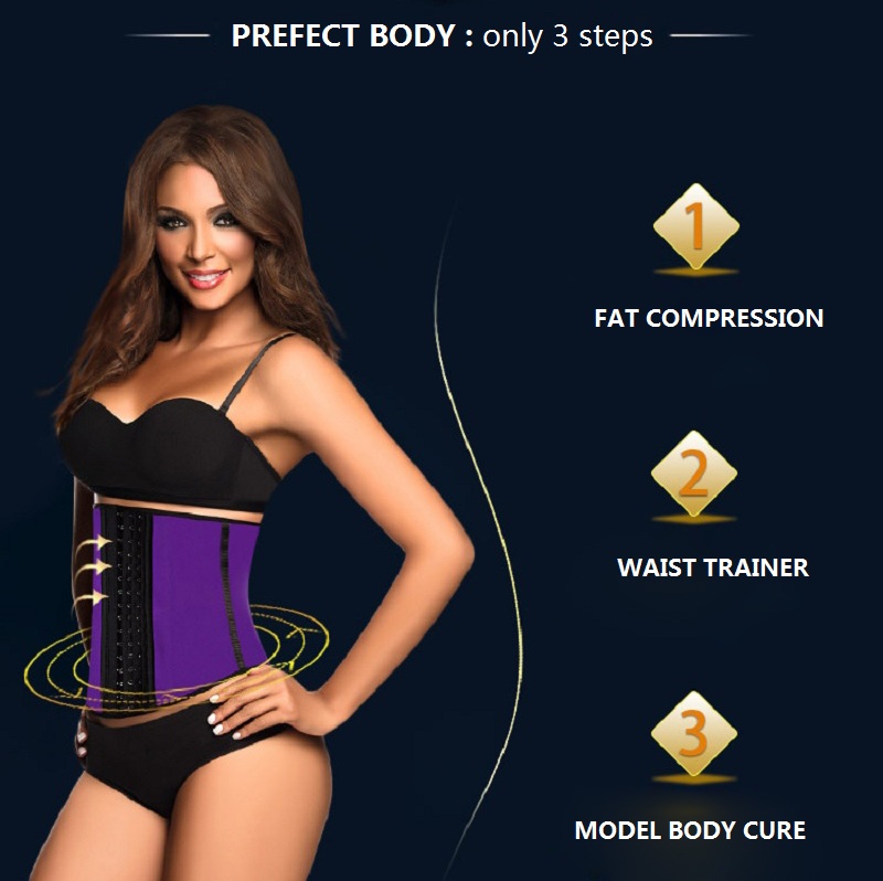 New Body Shaper Shapewear Waist Trainer Cincher Shaper Burning Slimming Waist Belt Corset Bustier
