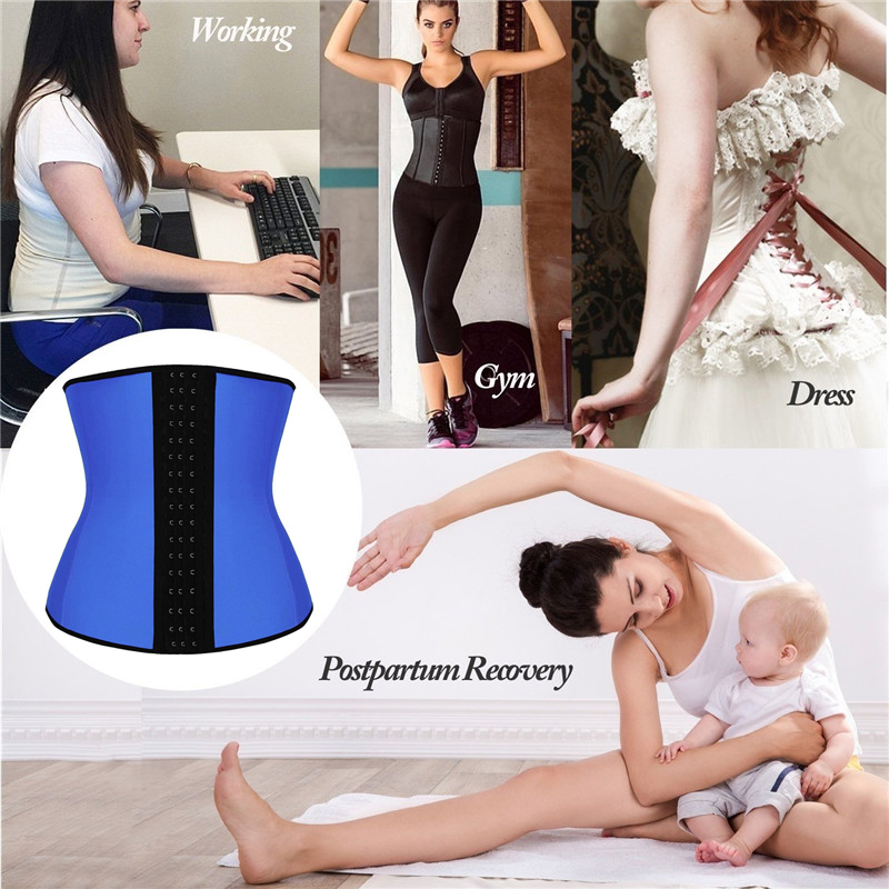 New Body Shaper Shapewear Waist Trainer Cincher Shaper Burning Slimming Waist Belt Corset Bustier