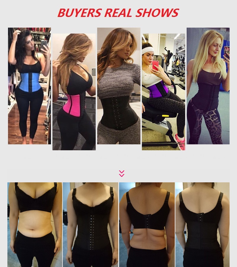 New Body Shaper Shapewear Waist Trainer Cincher Shaper Burning Slimming Waist Belt Corset Bustier
