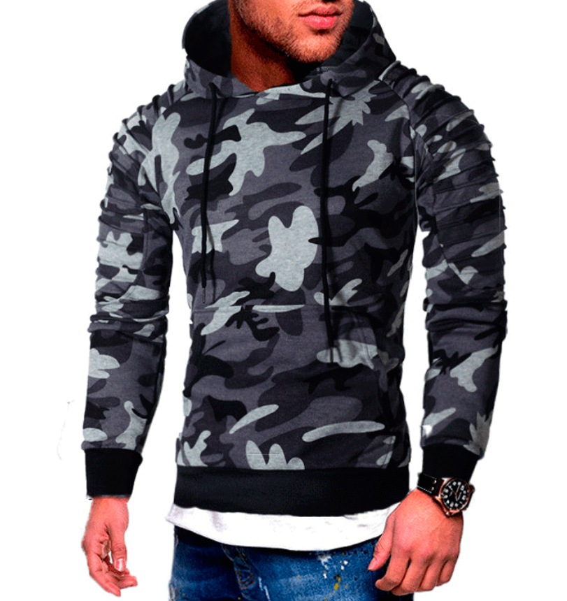 M&amp;J Men Hoodies Fashion Hooded Sweatshirt Top Hoodies Male Hip Hop Pullover Streetwear