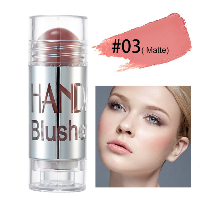 New Blush Makeup Cream Shimmer Contour Cheek Blusher Face Cosmetics Brighten Blush Stick Highlighter view 10