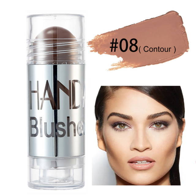 New Blush Makeup Cream Shimmer Contour Cheek Blusher Face Cosmetics Brighten Blush Stick Highlighter view 2