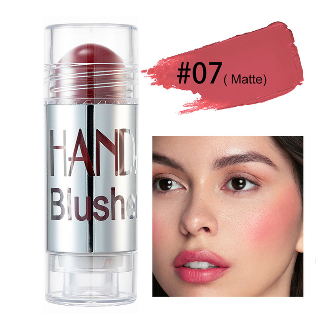 New Blush Makeup Cream Shimmer Contour Cheek Blusher Face Cosmetics Brighten Blush Stick Highlighter view 6