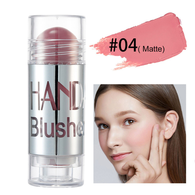 New Blush Makeup Cream Shimmer Contour Cheek Blusher Face Cosmetics Brighten Blush Stick Highlighter view 9