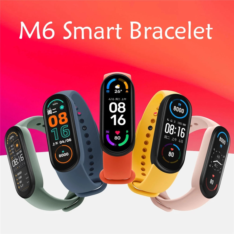 New Smartband M6 Smart Watches Blood Pressure Monitor Fitness Smartwatch Smart Band For Smart Phones