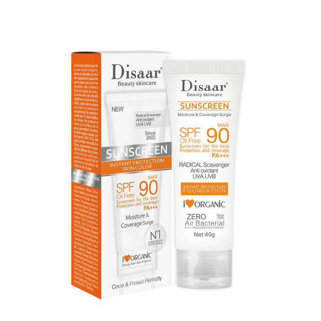 New Sunscreen Lotion Facial Skin Care Sunscreen Cream SPF90 Anti-Aging  Moisturizing Oil Free Radical Scavenger Anti Oxidant UVA/UVB