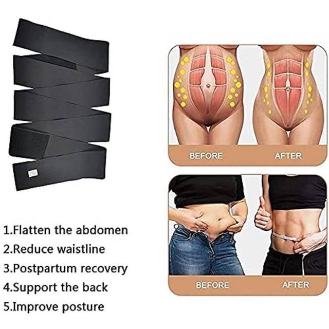 New Waist Trainer Shaperwear Belt Women Slimming Tummy Wrap Belt Resistance Bands Corsets Body Shaper Fajas Control Strap