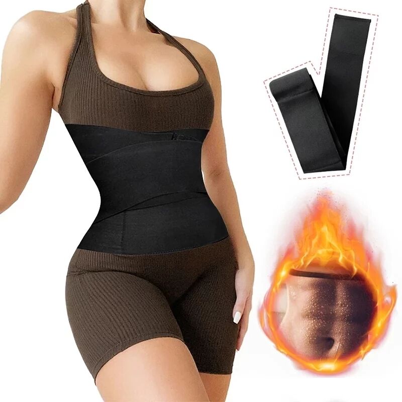 New Waist Trainer Shaperwear Belt Women Slimming Tummy Wrap Belt Resistance Bands Corsets Body Shaper Fajas Control Strap