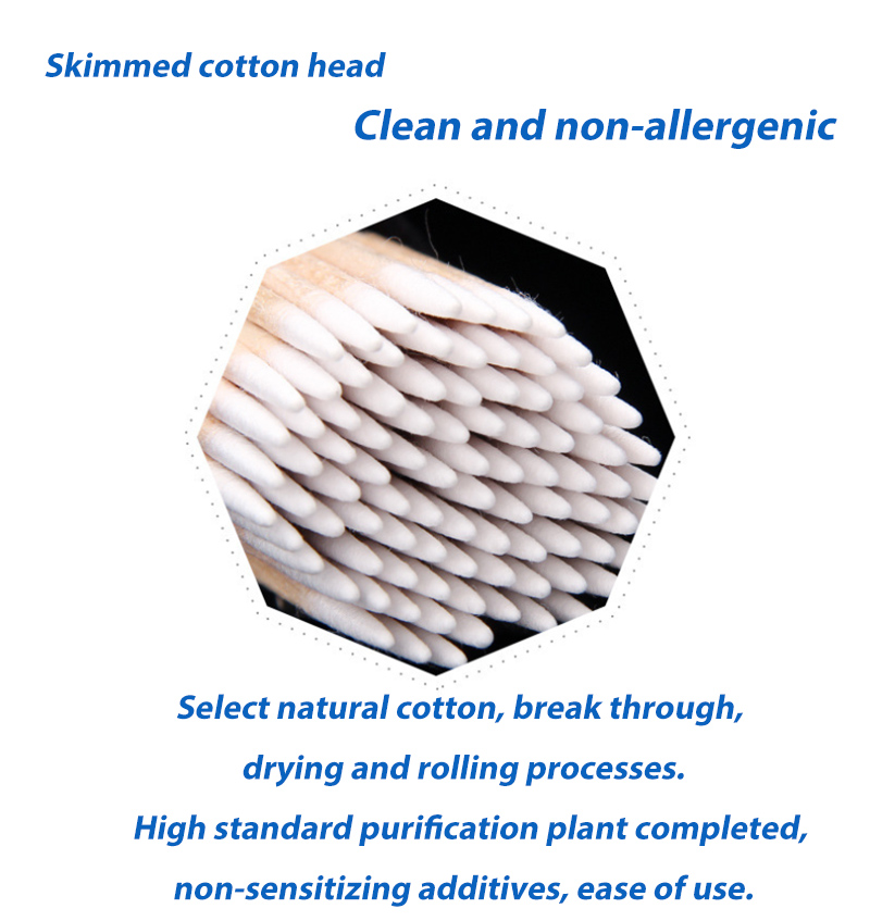 New Disposable Cotton Swab Lint Free Cotton Buds Swabs Ear Clean Eyelash Extension Eyebrow Lips Eyeliner Tattoo Makeup Tools view 5