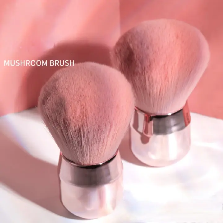 1PC INS Hot Round Loose Powder Brush Mushroom Brush Nail Paint Gel Dust Cleaning Brushes Makeup Brush Nail Art Tools