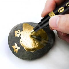Liquid Reflective Chrome Mirror Marker Pen DIY Paint Mirror Chrome Metallic Craftwork Pen Gold Silver Copper Art Writing  Office Products