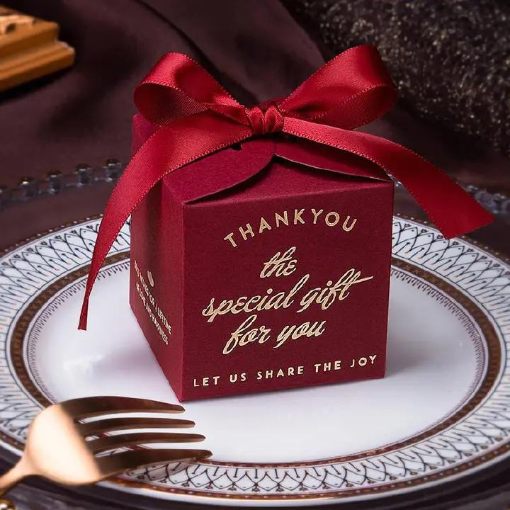 60PCS Engagement Candy Box Wedding Paper Boxes Packaging Party Decorations Adult Wedding Gifts for Bridesmaids Guests Candy Bar Chocolate Box Event & Party Supplies