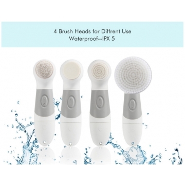 4 In 1 Face Cleaner Face Brush Waterproof Electric Face Cleaner Facial Cleaning makeup face drush