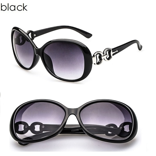 Women Purple Anti-UV Resin Lens Sunglasses