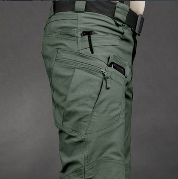 Men  Tactical Military Cargo Pants Outdoor  Hiking Pants Trousers Combat Multi-pockets Pants