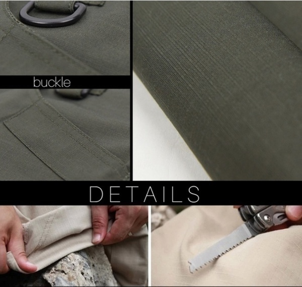 Men  Tactical Military Cargo Pants Outdoor  Hiking Pants Trousers Combat Multi-pockets Pants
