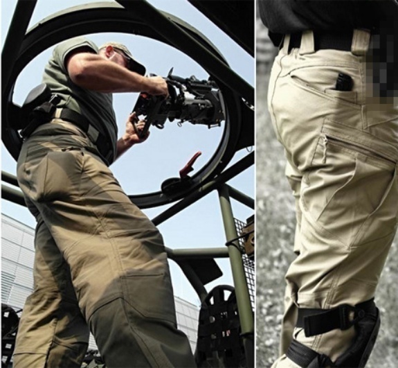 Men  Tactical Military Cargo Pants Outdoor  Hiking Pants Trousers Combat Multi-pockets Pants