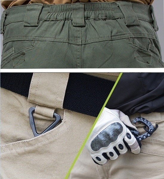 Men  Tactical Military Cargo Pants Outdoor  Hiking Pants Trousers Combat Multi-pockets Pants