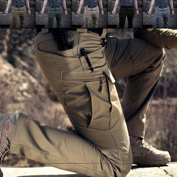 Tactical Army Users Outside Sports Hiking Pants Slim Special Forces Tactical  Multi-pocket