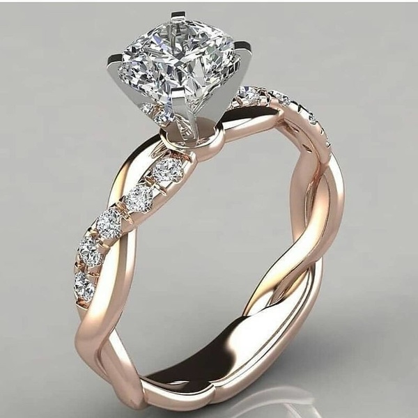 Newest Women's FashionDiamond Ring Wedding Band Engagement Party Anniversary Christmas Gift Ring