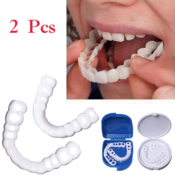 2 Pcs Upper and Lower Teeth Accessories Cover