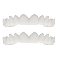 2 Pcs Upper and Lower Teeth Accessories Cover