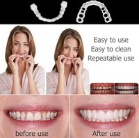 2 Pcs Upper and Lower Teeth Accessories Cover