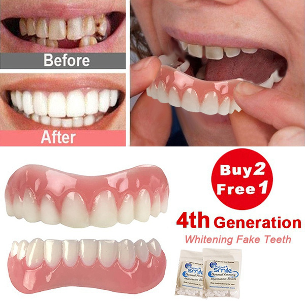 Comfortable Whitening Teeth Fake Cosmetic  Tooth  Tooth Oral Care Upper