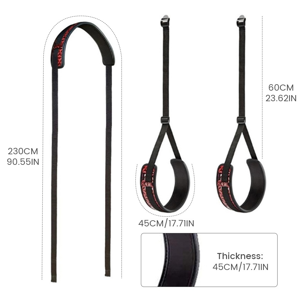 Split Leg Straps Slings Adult Bondage Gear Furniture Handcuffs Split Leg Strap Erotic Toys for Couples Adult Games Toys Bed Bundle SM Bed Ad