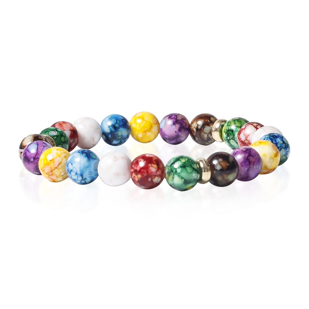 2 Pc Fashion Seven Chakra Healing Energy Natural Stone Bracelet Braided Rope Chain Yoga Bracelet Couple Bracelet Jewelry