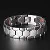 Fashion explosion magnetic therapy slimming bracelet magnetic therapy  health function steel magnetic therapy health bracelet Amazon hot sel