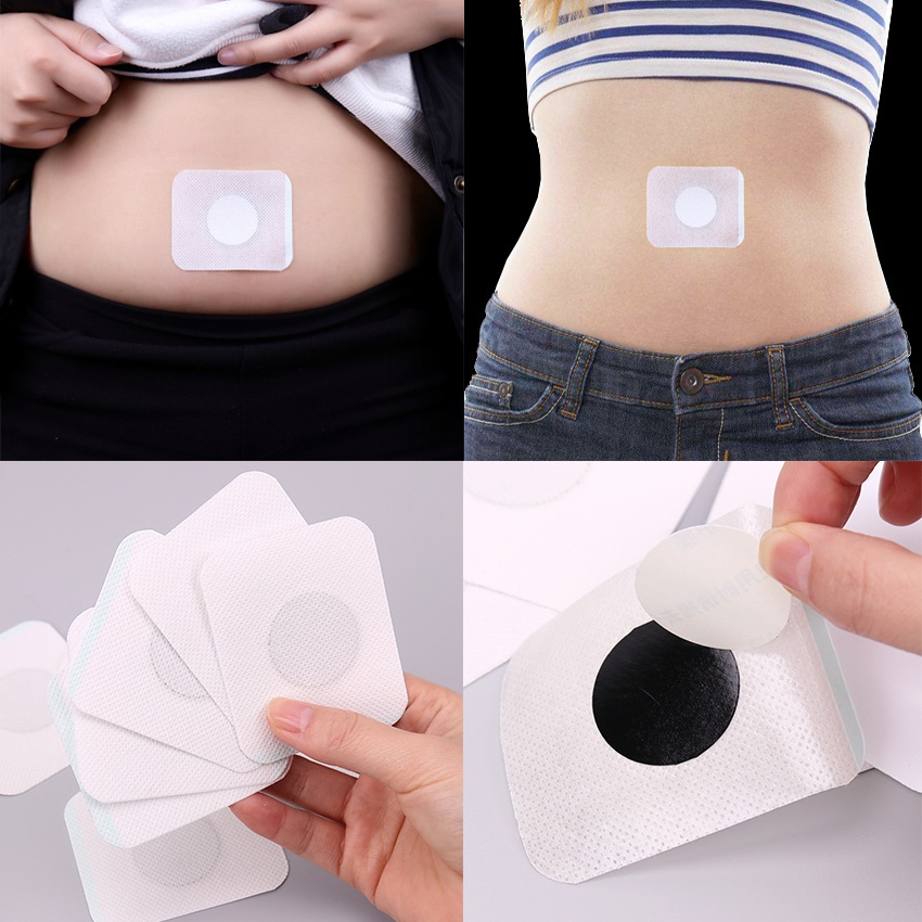10/30/50/100Pcs Pack Slim Patch Lose Weight Fat Burning White Slim Patch Face Lift Tools Traditional Chinese Medicine Slimming Navel Sticker